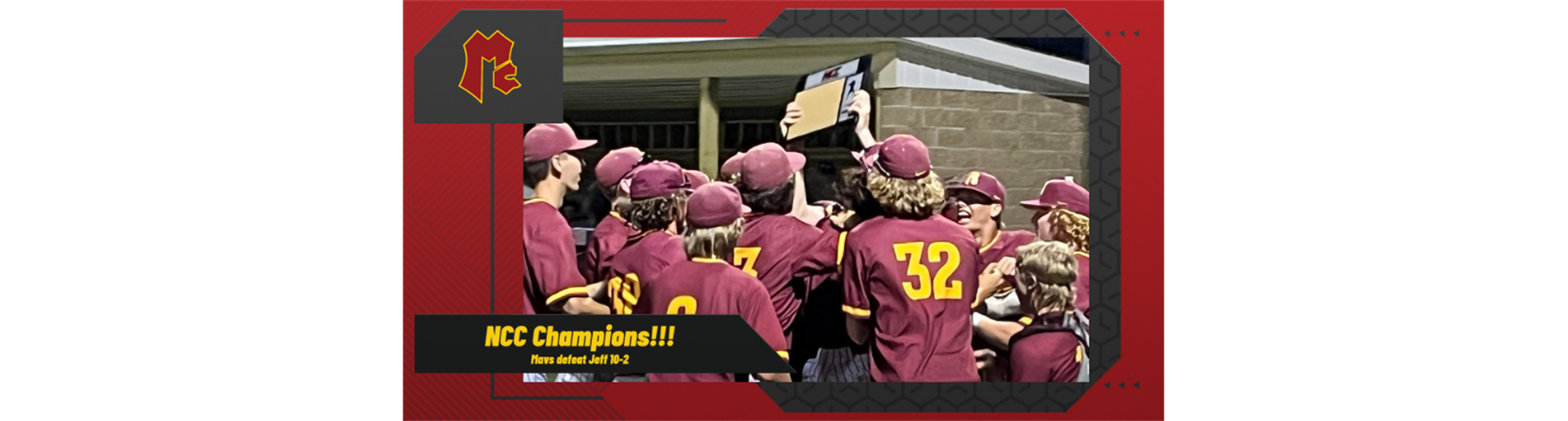 Varsity Mavs are 2023 NCC Champs!